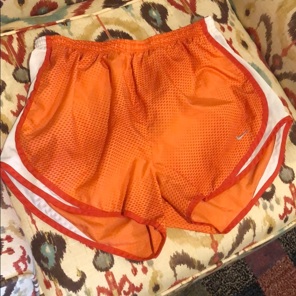 Orange Nike Dry-Fit Shorts